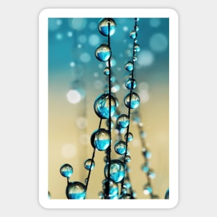 Grass Seed in Blue Sparkle II Sticker